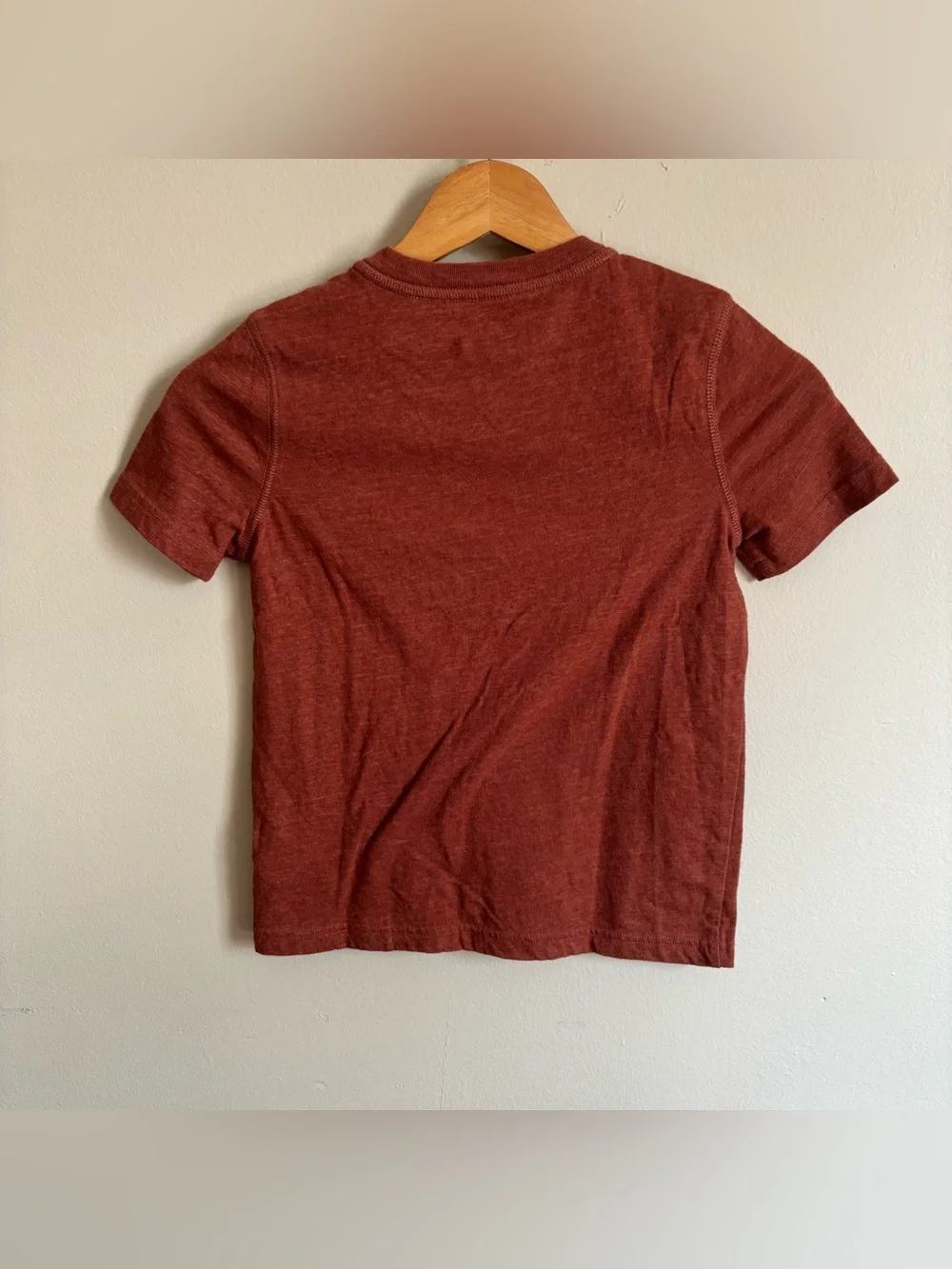Gap Kids Red Quarter Zip & Rust Henley Shirt Set Size S